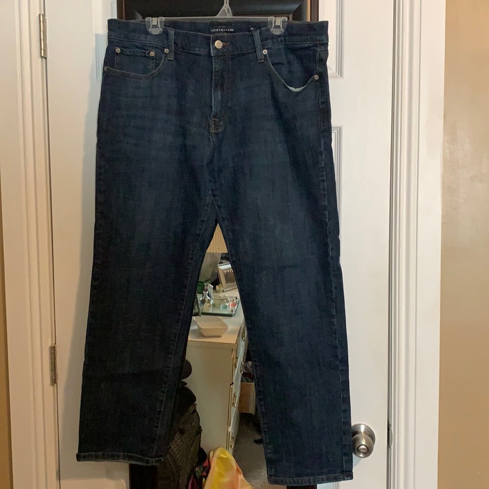 Dark Wash 221 Straight Lucky Brand Jeans